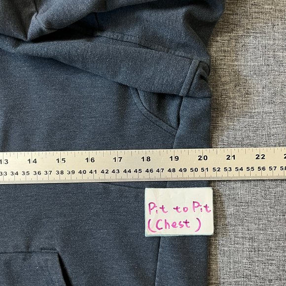 Lululemon City Sweat Full Zip Hoodie - Men's Size M - Blue - Picture 8 of 11